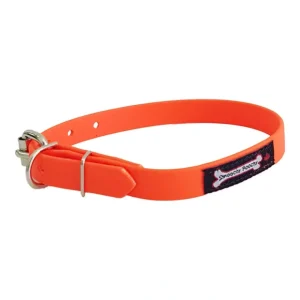 Smoochy Poochy, Polyvinyl Collar - Orange - 5/8" Width - 14" - Pet Home | The Perfect Pet Supplies Shopping Experience