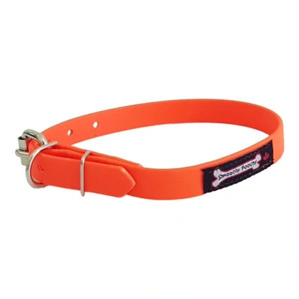 Smoochy Poochy, Polyvinyl Collar - Orange - 5/8" Width - 14" - Pet Home | The Perfect Pet Supplies Shopping Experience