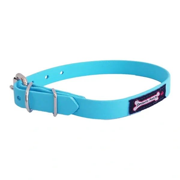 Smoochy Poochy, Polyvinyl Collar - Turquoise - 5/8" Width - 14" - Pet Home | The Perfect Pet Supplies Shopping Experience