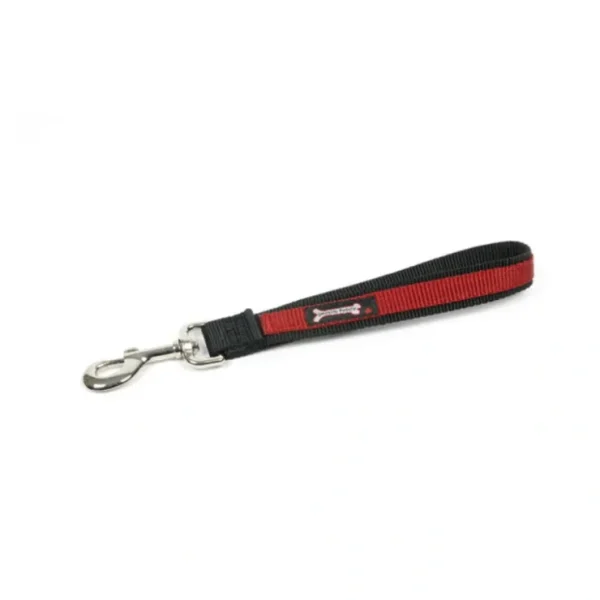 Smoochy Poochy, 2-Tone Nylon Traffic Lead - Red/Black - Pet Home | The Perfect Pet Supplies Shopping Experience