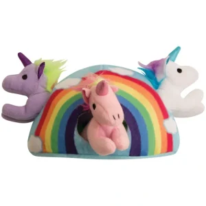 Snugarooz Hide &Seek Rainbow Plush Dog Toy - Pet Home | The Perfect Pet Supplies Shopping Experience