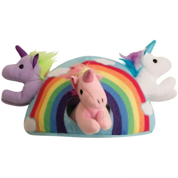 Snugarooz Hide &Seek Rainbow Plush Dog Toy - Pet Home | The Perfect Pet Supplies Shopping Experience