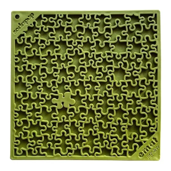Sodapup Green Jigsaw Lickmat for Dog or Cat - Pet Home | The Perfect Pet Supplies Shopping Experience