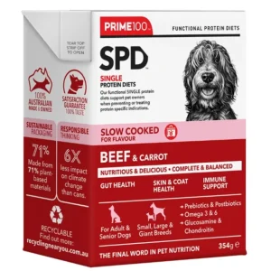 SPD Slow Cooked Beef & Carrot 354g x12 - Pet Home | The Perfect Pet Supplies Shopping Experience