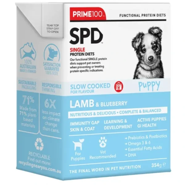 SPD Slow Cooked Lamb & Blueberry Puppy 354g x12 - Pet Home | The Perfect Pet Supplies Shopping Experience