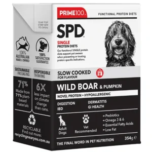 SPD Slow Cooked Wild Boar & Pumpkin 354g x12 - Pet Home | The Perfect Pet Supplies Shopping Experience