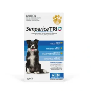 #SPECIAL# Simparica Trio 8 pack for dogs 10.1-20kg - Flea, Tick,Worm ( 6 pk plus 2 single dose pack) - Pet Home | The Perfect Pet Supplies Shopping Experience