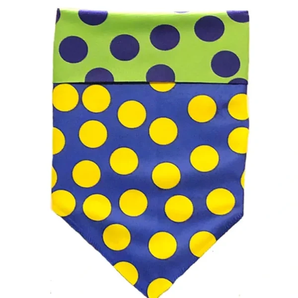 Sport Bandana - DOT Blue/Green/Yellow - Pet Home | The Perfect Pet Supplies Shopping Experience