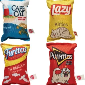 SPOT, Fun Food, Kitty Chips - Asst 4" - Chase Cat Toy - Pet Home | The Perfect Pet Supplies Shopping Experience