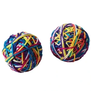 SPOT, Sew Much Fun - Yarn Balls - 2.5" - 2 pk - Interactive Cat Toy - Pet Home | The Perfect Pet Supplies Shopping Experience