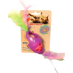 SPOT TIE DIE JINGLE ROLLER (8 IN, ASSORTED) - Pet Home | The Perfect Pet Supplies Shopping Experience