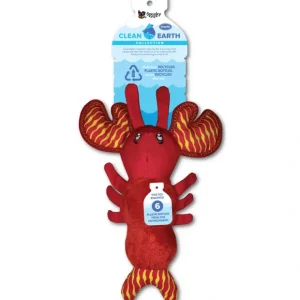 Spunky Pup Clean Earth Lobster Plush Dog Toy - Pet Home | The Perfect Pet Supplies Shopping Experience