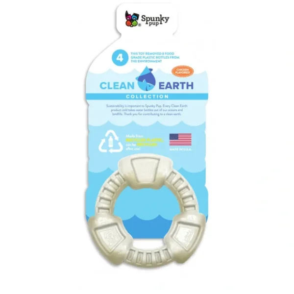 Spunky Pup Clean Earth Recycled Ring Dog Toy - Pet Home | The Perfect Pet Supplies Shopping Experience