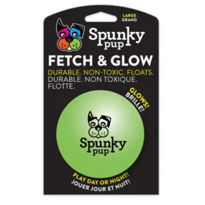 Spunky Pup Fetch & Glow Large Ball 9cm - Pet Home | The Perfect Pet Supplies Shopping Experience