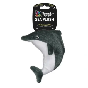 Spunky Pup Sea Plush Dolphin Dog Toy - Pet Home | The Perfect Pet Supplies Shopping Experience