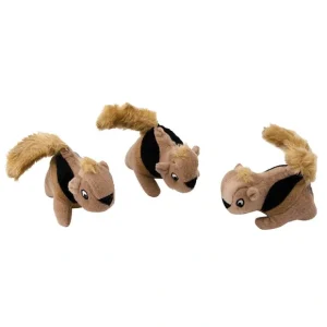 Squeakin' Animals Squirrel - Brown - 3 Pk - Pet Home | The Perfect Pet Supplies Shopping Experience
