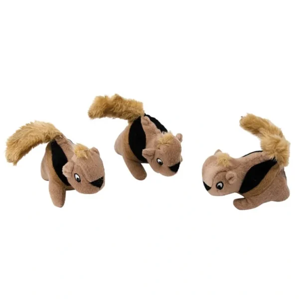 Squeakin' Animals Squirrel - Brown - 3 Pk - Pet Home | The Perfect Pet Supplies Shopping Experience