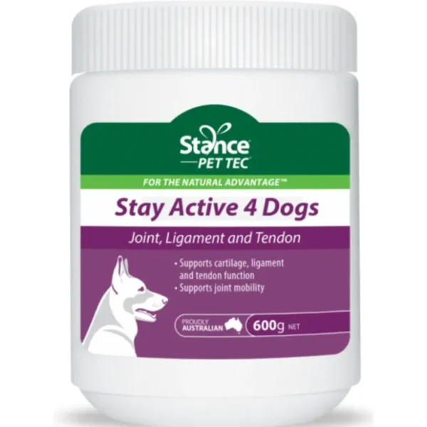 Stance Pet Tec Stay Active 4 Dogs 600gm - Pet Home | The Perfect Pet Supplies Shopping Experience
