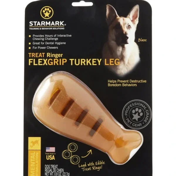 Starmark - FlexiGrip Turkey Leg Dog Toy - Pet Home | The Perfect Pet Supplies Shopping Experience