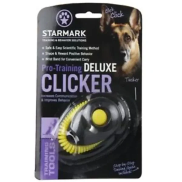 Starmark - Pro-Training Clicker Deluxe for Dogs - Pet Home | The Perfect Pet Supplies Shopping Experience