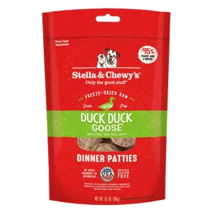Stella & Chewy's, Dog Freeze-Dried Raw, Duck Duck Goose Dinner Patties - Pet Home | The Perfect Pet Supplies Shopping Experience
