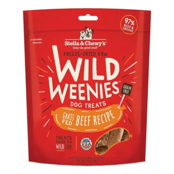 Stella & Chewy's, Freeze-Dried Raw Beef Wild Weenies Dog Treats - 92 g - Pet Home | The Perfect Pet Supplies Shopping Experience