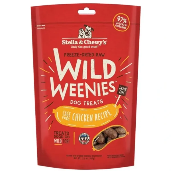 Stella & Chewy's, Freeze-Dried Raw Chicken Wild Weenies Dog Treats - 326 g - Pet Home | The Perfect Pet Supplies Shopping Experience