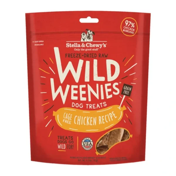 Stella & Chewy's, Freeze-Dried Raw Chicken Wild Weenies Dog Treats - Pet Home | The Perfect Pet Supplies Shopping Experience