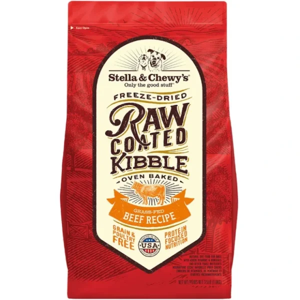 Stella & Chewy's Grass-Fed Beef Raw Coated Grain-Free Kibble Dry Dog F - Pet Home | The Perfect Pet Supplies Shopping Experience