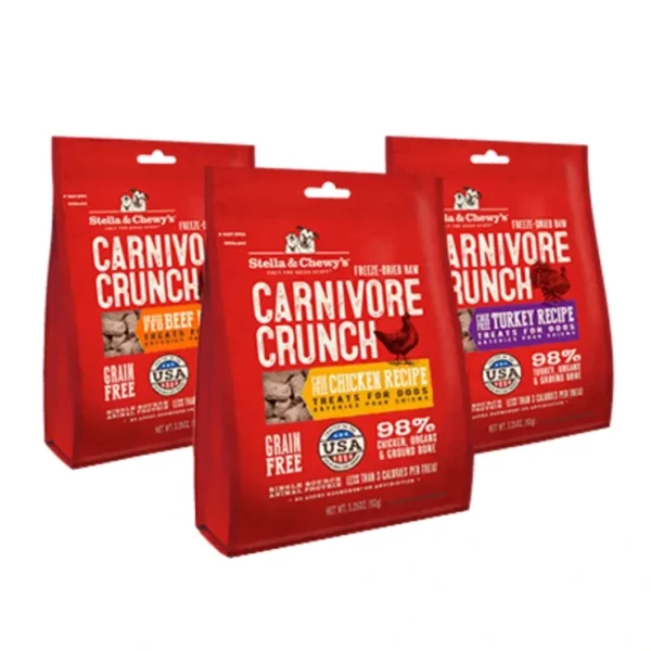 Stella and Chewy's Carnivore Crunch Freeze-Dried Treats for Dogs - Pet Home | The Perfect Pet Supplies Shopping Experience