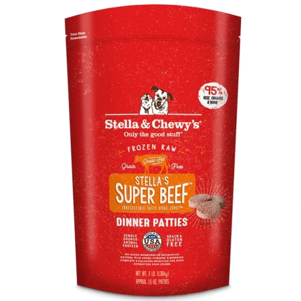 Stella Chewy's - Frozen Raw Super Beef Formula for Dogs - PICK UP ONLY - Pet Home | The Perfect Pet Supplies Shopping Experience