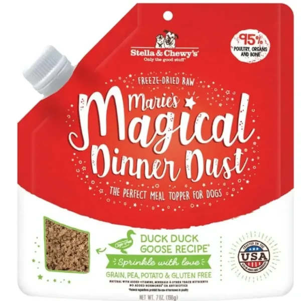 Stella Chewy's - Maries Magical Dinner Dust Duck Duck Goose for Dogs - Pet Home | The Perfect Pet Supplies Shopping Experience