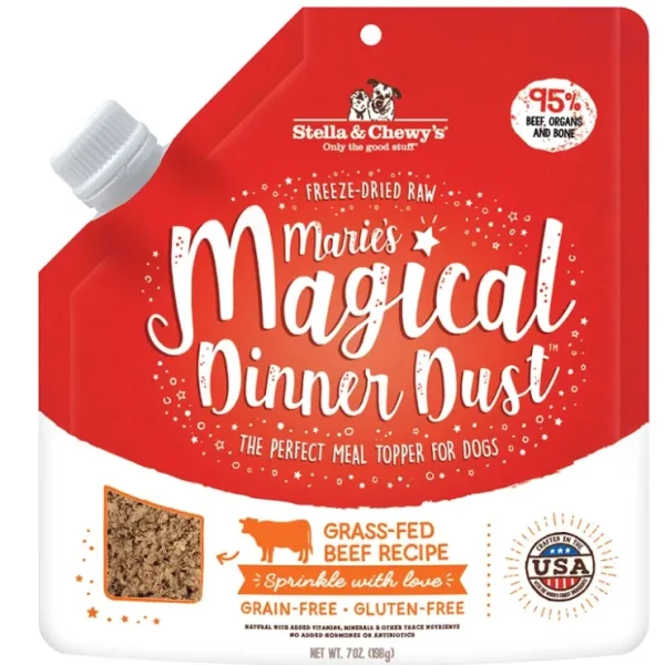 Stella Chewy's - Maries Magical Dinner Dust Grass-Fed Beef for Dogs - Pet Home | The Perfect Pet Supplies Shopping Experience