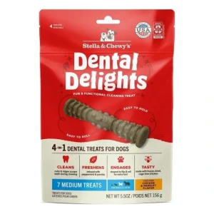 Stella Chewy's - Medium Dental Delights for Dogs - Pet Home | The Perfect Pet Supplies Shopping Experience