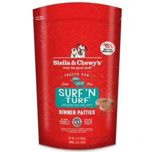 Stella Chewy's - Surf N Turf Frozen Raw Dinner Patties for Dogs - PICKUP ONLY - Pet Home | The Perfect Pet Supplies Shopping Experience