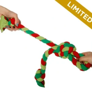 Tall Tails - Winter Braided Fleece Tug Dog Toy - Pet Home | The Perfect Pet Supplies Shopping Experience