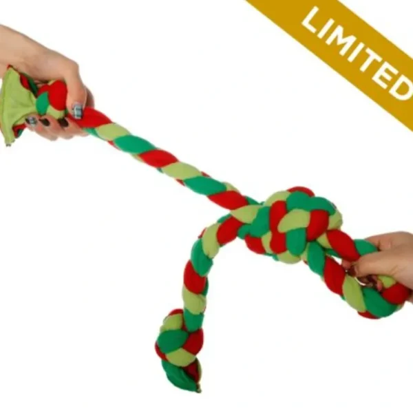 Tall Tails - Winter Braided Fleece Tug Dog Toy - Pet Home | The Perfect Pet Supplies Shopping Experience