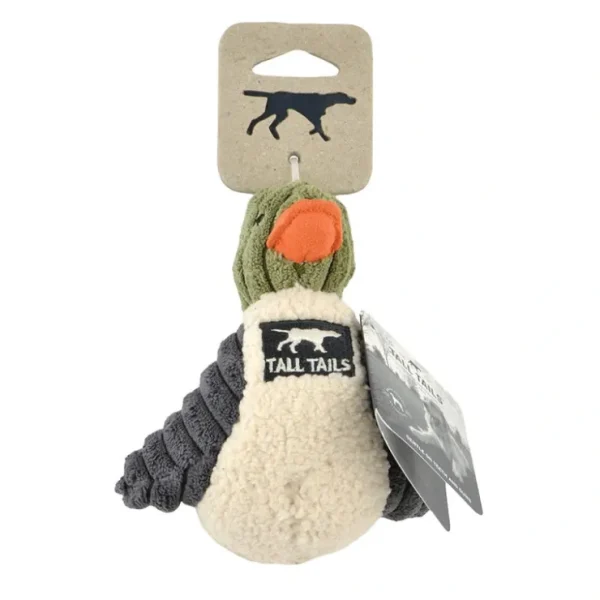 Tall Tails, Duckling - Green - 5" - Plush Dog Toy - Pet Home | The Perfect Pet Supplies Shopping Experience