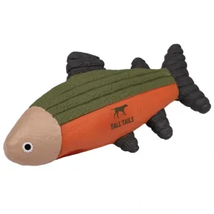 Tall Tails, Latex Fish Squeaker Toy - 7" - Toss Dog Toy - Pet Home | The Perfect Pet Supplies Shopping Experience