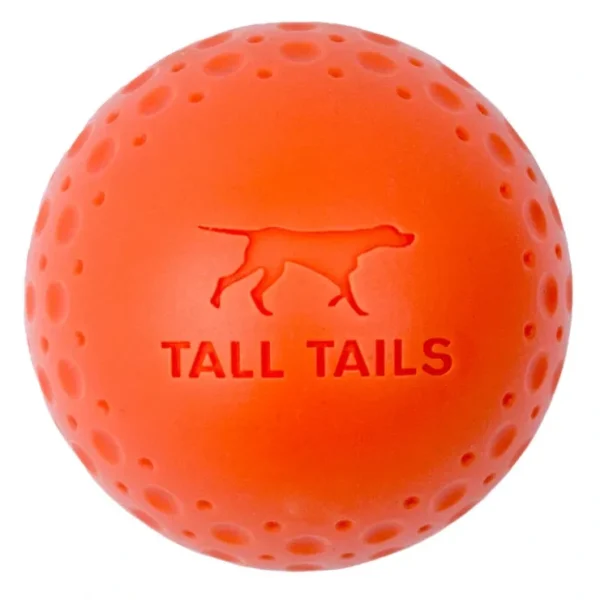 Tall Tails, Natural Rubber 3" GOAT Ball - Orange - Toss Dog Toy - Pet Home | The Perfect Pet Supplies Shopping Experience