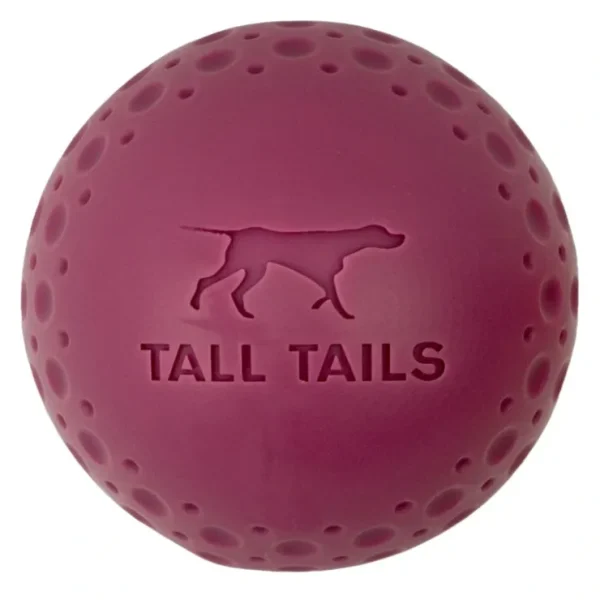 Tall Tails, Natural Rubber 4" GOAT Ball - Purple - Toss Dog Toy - Pet Home | The Perfect Pet Supplies Shopping Experience