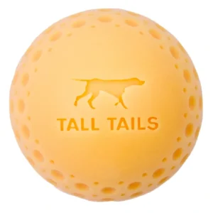 Tall Tails, Natural Rubber 2" GOAT Ball - Yellow - Toss Dog Toy - Pet Home | The Perfect Pet Supplies Shopping Experience