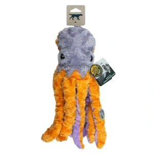 Tall Tails, Plush Octopus Squeak - Crinkle / Inner Rope Toy - 14" - Plush Dog Toy - Pet Home | The Perfect Pet Supplies Shopping Experience