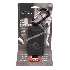 Tall Tails, Poop Bag Dispenser - Grey - 2 bags - Dog Pick Up Bag - Pet Home | The Perfect Pet Supplies Shopping Experience