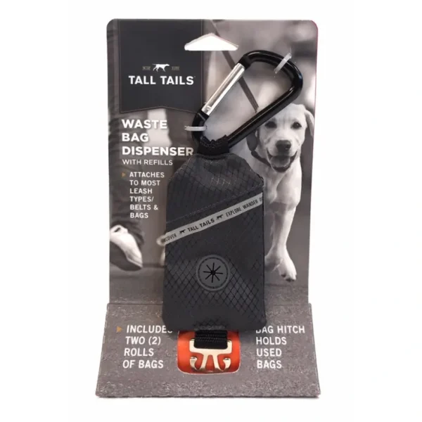 Tall Tails, Poop Bag Dispenser - Grey - 2 bags - Dog Pick Up Bag - Pet Home | The Perfect Pet Supplies Shopping Experience