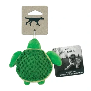 Tall Tails, Turtle - Green - 4" - Plush Dog Toy - Pet Home | The Perfect Pet Supplies Shopping Experience