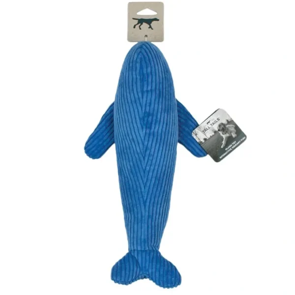 Tall Tails, Whale - Blue - 14" - Plush Dog Toy - Pet Home | The Perfect Pet Supplies Shopping Experience