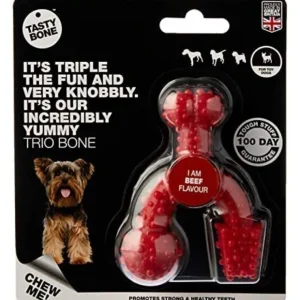 Tasty Bone Nylon Trio Beef - Pet Home | The Perfect Pet Supplies Shopping Experience