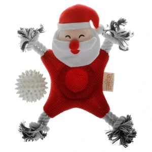 Territory Pets - 2 in 1 Mesh Santa Dog Toy - Pet Home | The Perfect Pet Supplies Shopping Experience