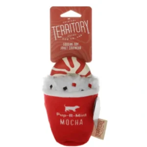 Territory Pets - Pup-R-Mint Mocha Dog Toy - Pet Home | The Perfect Pet Supplies Shopping Experience